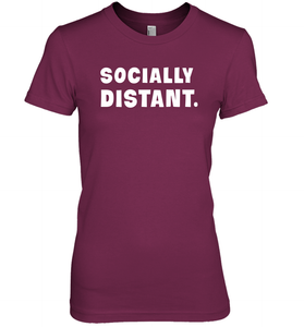 Socially Distant Virus Prevention Coronacation Premium Women's T-Shirt