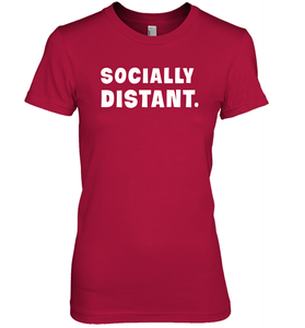 Socially Distant Virus Prevention Coronacation Premium Women's T-Shirt