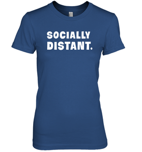 Socially Distant Virus Prevention Coronacation Premium Women's T-Shirt