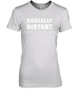 Socially Distant Virus Prevention Coronacation Premium Women's T-Shirt