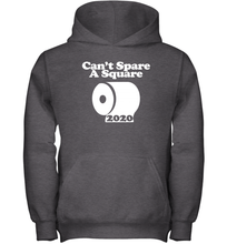 Load image into Gallery viewer, Can't Spare A Square 2020 Funny Coronacation Youth Hoodie

