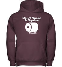 Load image into Gallery viewer, Can't Spare A Square 2020 Funny Coronacation Youth Hoodie
