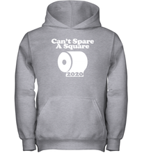 Load image into Gallery viewer, Can't Spare A Square 2020 Funny Coronacation Youth Hoodie
