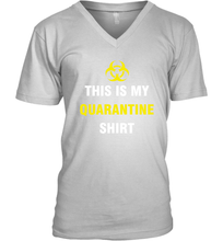 Load image into Gallery viewer, This Is My Quarantine Shirt Virus Coronacation V-Neck T-Shirt
