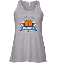 Load image into Gallery viewer, March College Basketball Let the Madness Begin Coronacation Racerback Tank
