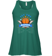 Load image into Gallery viewer, March College Basketball Let the Madness Begin Coronacation Racerback Tank
