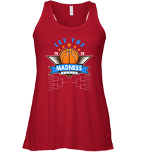 Load image into Gallery viewer, March College Basketball Let the Madness Begin Coronacation Racerback Tank
