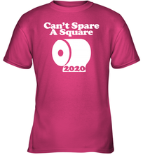 Load image into Gallery viewer, Can't Spare A Square 2020 Funny Coronacation Youth T-Shirt
