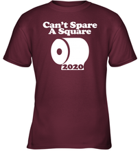 Load image into Gallery viewer, Can't Spare A Square 2020 Funny Coronacation Youth T-Shirt
