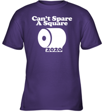 Load image into Gallery viewer, Can't Spare A Square 2020 Funny Coronacation Youth T-Shirt
