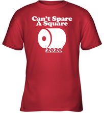 Load image into Gallery viewer, Can't Spare A Square 2020 Funny Coronacation Youth T-Shirt
