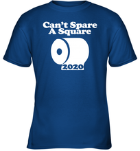 Load image into Gallery viewer, Can't Spare A Square 2020 Funny Coronacation Youth T-Shirt
