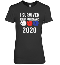 Load image into Gallery viewer, I Survived Toilet Paper Panic 2020 Coronacation Premium Women's T-Shirt
