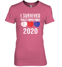 Load image into Gallery viewer, I Survived Toilet Paper Panic 2020 Coronacation Premium Women's T-Shirt
