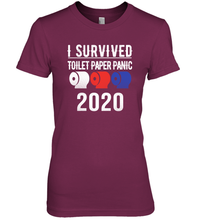 Load image into Gallery viewer, I Survived Toilet Paper Panic 2020 Coronacation Premium Women's T-Shirt
