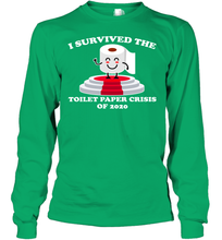 Load image into Gallery viewer, I Survived The Toilet Paper Crisis Coronacation Youth Long Sleeve
