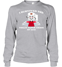 Load image into Gallery viewer, I Survived The Toilet Paper Crisis Coronacation Youth Long Sleeve
