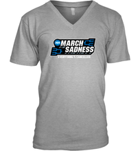 Load image into Gallery viewer, March Sadness Everythings Cancelled Basketball Coronacation V-Neck T-Shirt
