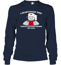Load image into Gallery viewer, I Survived The Toilet Paper Crisis Coronacation Long Sleeve T-Shirt
