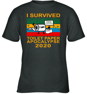 I Survived The Toilet Paper Crisis Of 2020 Coronacation Youth T-Shirt
