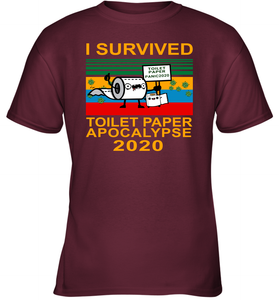I Survived The Toilet Paper Crisis Of 2020 Coronacation Youth T-Shirt