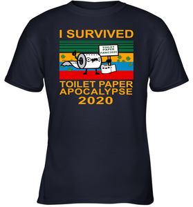 I Survived The Toilet Paper Crisis Of 2020 Coronacation Youth T-Shirt