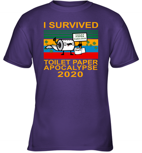 I Survived The Toilet Paper Crisis Of 2020 Coronacation Youth T-Shirt