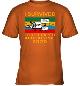 I Survived The Toilet Paper Crisis Of 2020 Coronacation Youth T-Shirt