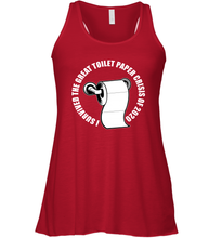 Load image into Gallery viewer, I Survived The Great Toilet Paper Crisis Coronacation Racerback Tank
