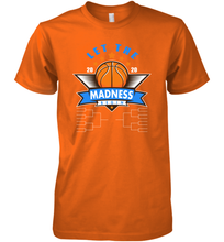 Load image into Gallery viewer, March College Basketball Let the Madness Begin Coronacation Premium Men&#39;s T-Shirt
