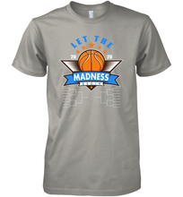Load image into Gallery viewer, March College Basketball Let the Madness Begin Coronacation Premium Men&#39;s T-Shirt
