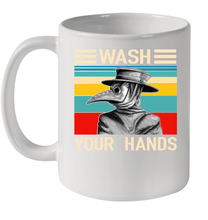 Load image into Gallery viewer, Plague Doctor Wash Your Hands Coronacation Ceramic Mug 11oz
