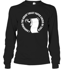 Load image into Gallery viewer, I Survived The Great Toilet Paper Crisis Coronacation Long Sleeve T-Shirt
