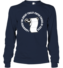 Load image into Gallery viewer, I Survived The Great Toilet Paper Crisis Coronacation Long Sleeve T-Shirt
