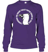 Load image into Gallery viewer, I Survived The Great Toilet Paper Crisis Coronacation Long Sleeve T-Shirt
