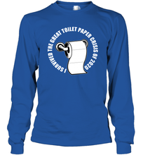 Load image into Gallery viewer, I Survived The Great Toilet Paper Crisis Coronacation Long Sleeve T-Shirt
