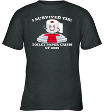 Load image into Gallery viewer, I Survived The Toilet Paper Crisis Coronacation Youth T-Shirt
