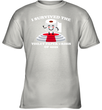 Load image into Gallery viewer, I Survived The Toilet Paper Crisis Coronacation Youth T-Shirt
