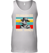 Load image into Gallery viewer, Plague Doctor Wash Your Hands Coronacation Tank Top
