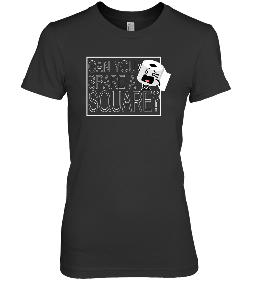 Can You Spare A Square Toilet Paper Coronacation Premium Women's T-Shirt
