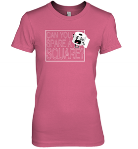 Can You Spare A Square Toilet Paper Coronacation Premium Women's T-Shirt