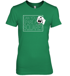 Can You Spare A Square Toilet Paper Coronacation Premium Women's T-Shirt