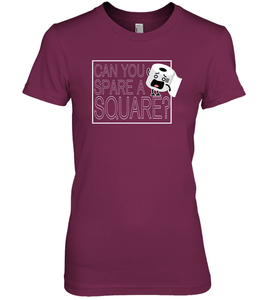 Can You Spare A Square Toilet Paper Coronacation Premium Women's T-Shirt
