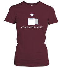 Load image into Gallery viewer, Toilet Paper Come and Take It Funny Coronacation Women's T-Shirt
