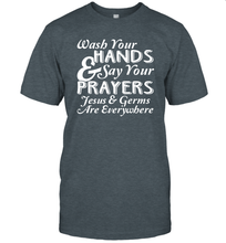 Load image into Gallery viewer, Wash Your Hands And Pray Jesus Coronacation T-Shirt
