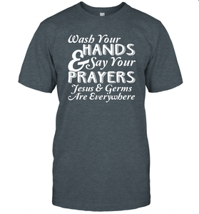 Wash Your Hands And Pray Jesus Coronacation T-Shirt