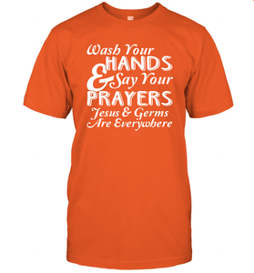 Wash Your Hands And Pray Jesus Coronacation T-Shirt