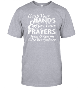 Wash Your Hands And Pray Jesus Coronacation T-Shirt