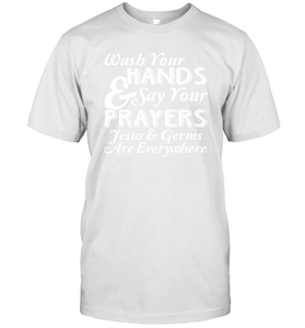 Wash Your Hands And Pray Jesus Coronacation T-Shirt